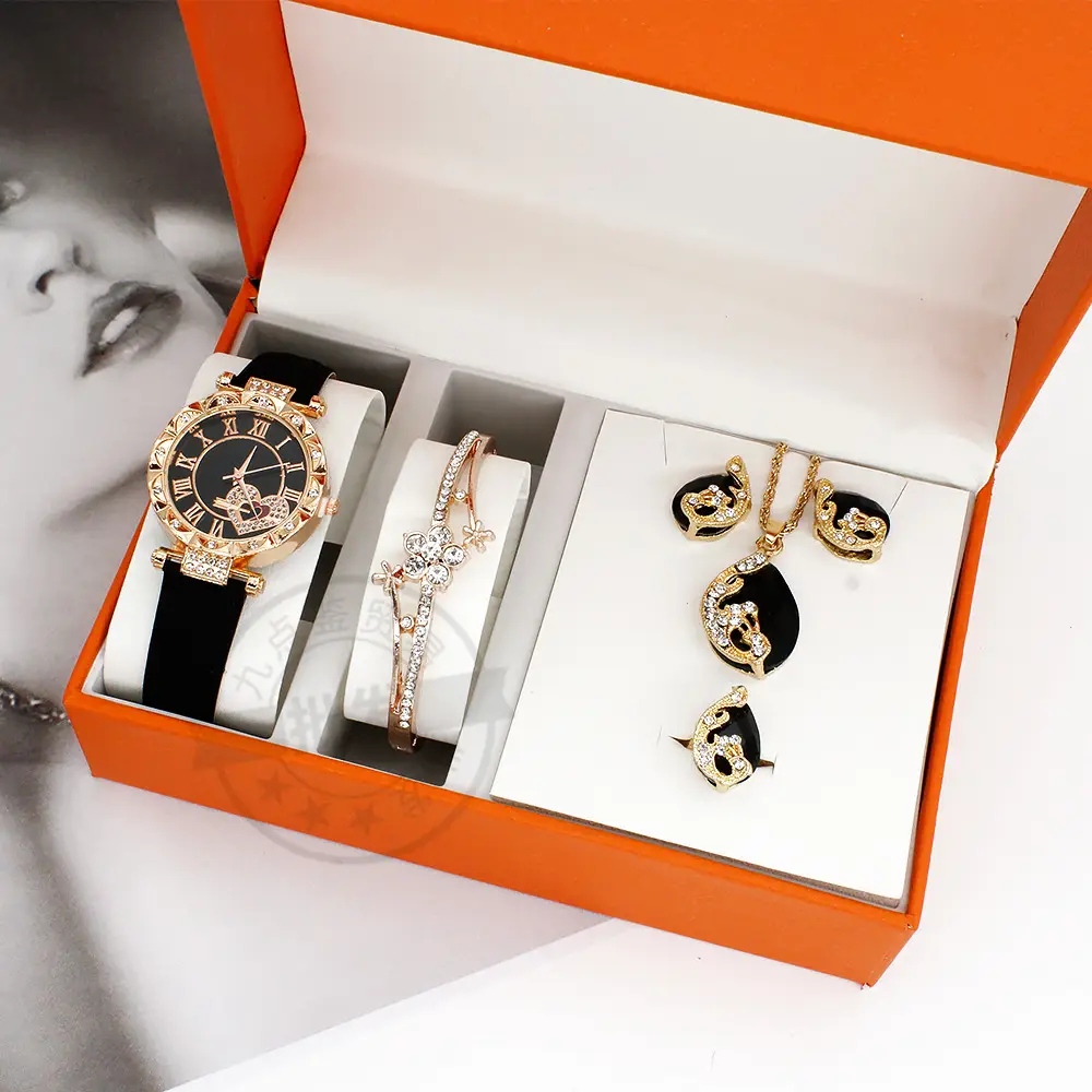 Gold Plated Women's Watch & Accessories Set — feature 45