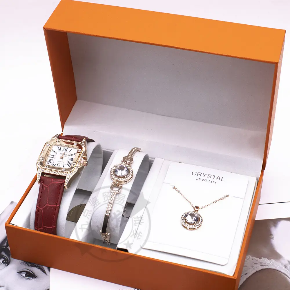 Gold Plated Women's Watch & Accessories Set — feature 5