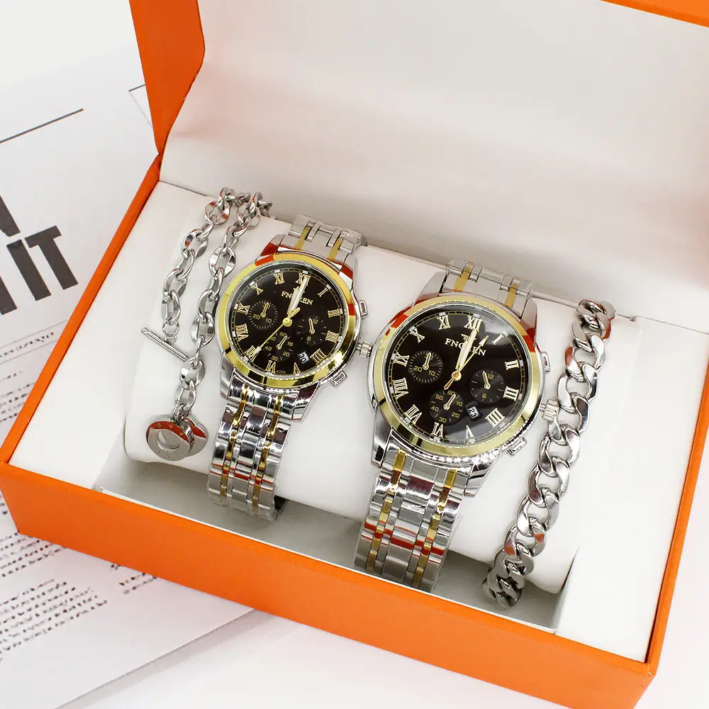 Gold Plated Women's Watch & Accessories Set — feature 53