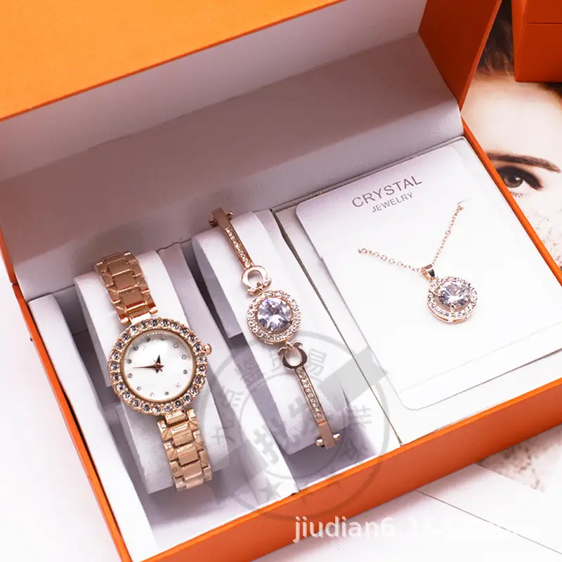 Gold Plated Women's Watch & Accessories Set — feature 59
