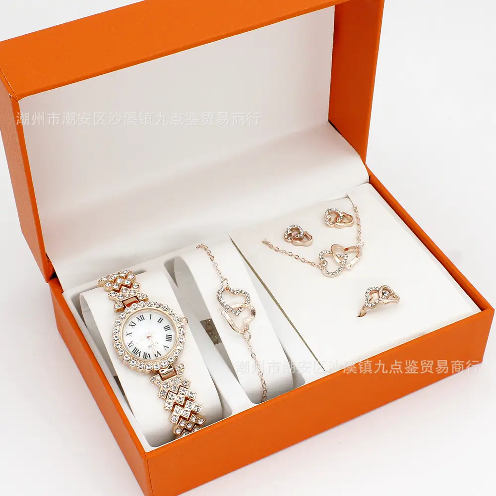 Gold Plated Women's Watch & Accessories Set — feature 62