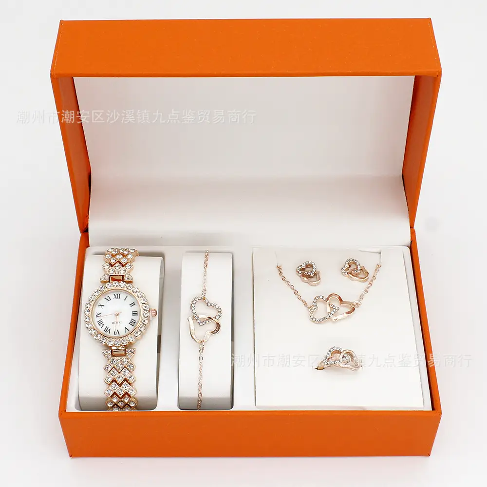 Gold Plated Women's Watch & Accessories Set — feature 63