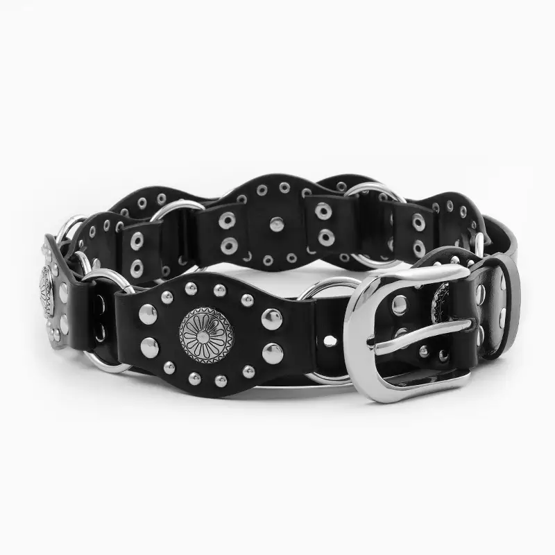 Retro Hottie Belt with Metal Buckle Brown - Image 2