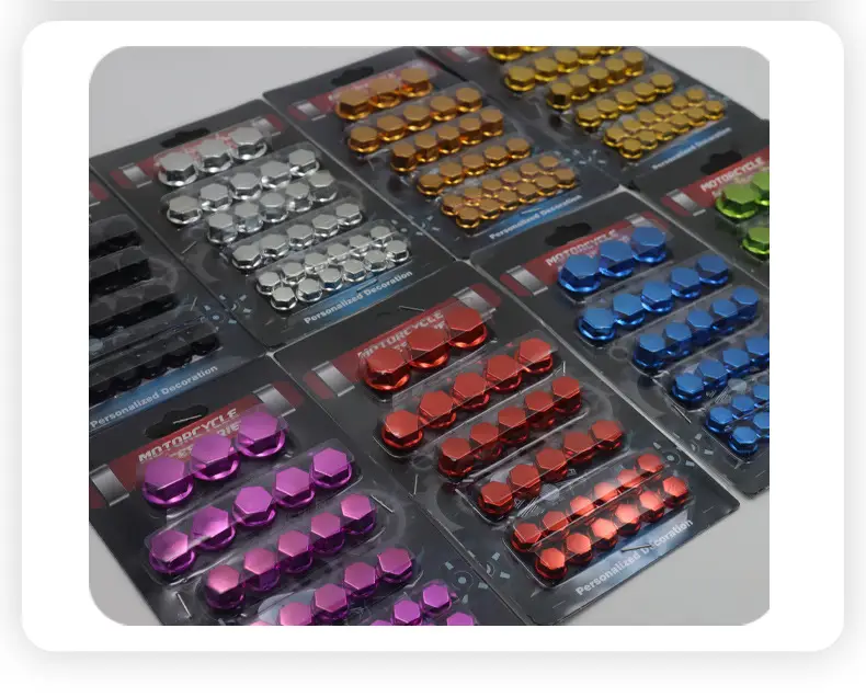 Motorcycle Screw Cap Glossy Multi Color — feature 22