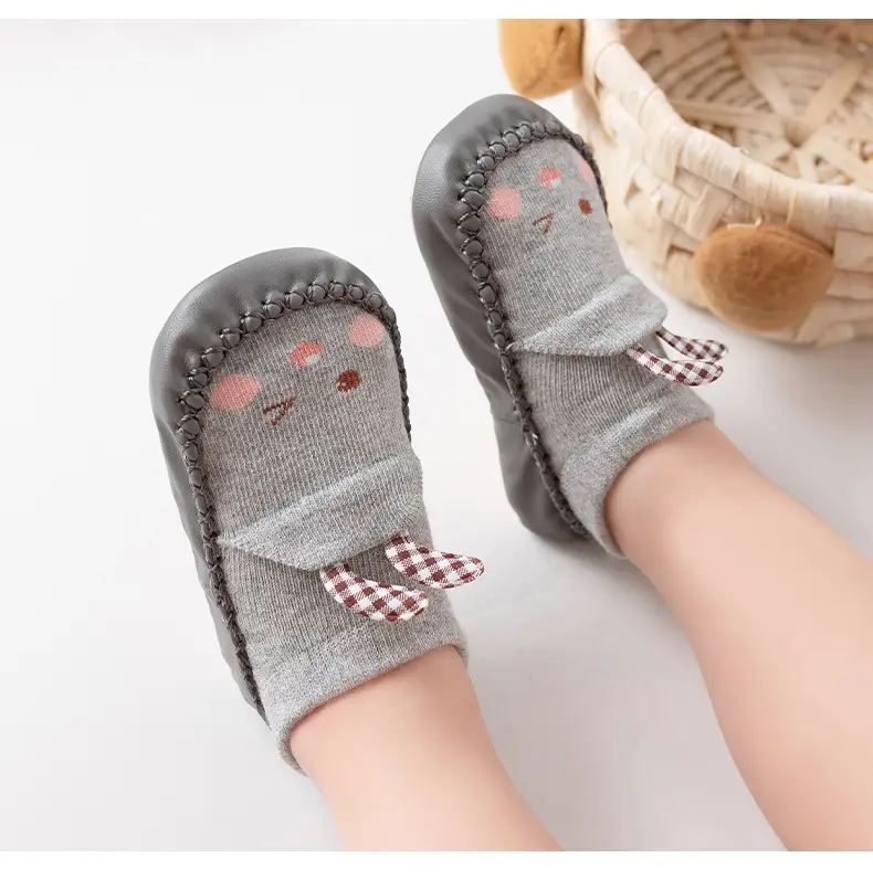 Baby Floor Socks Autumn Winter Hat Brim Doll Non-Slip Cool β feature 16