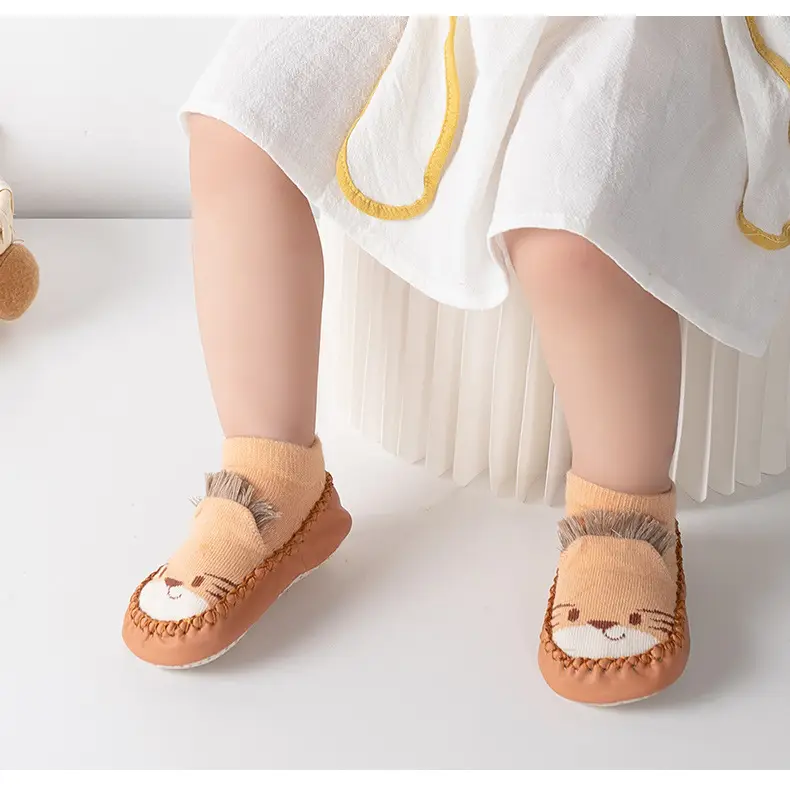 Baby Floor Socks Autumn Winter Hat Brim Doll Non-Slip Cool β feature 17