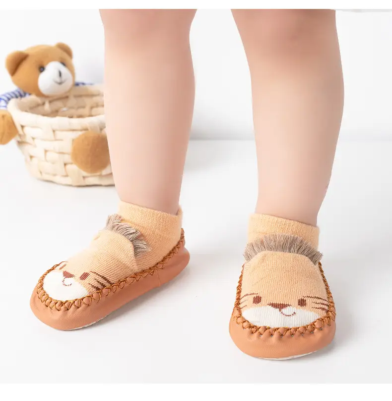 Baby Floor Socks Autumn Winter Hat Brim Doll Non-Slip Cool β feature 18