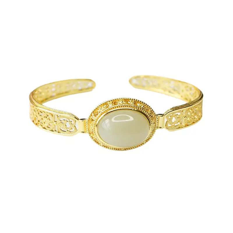 Guan Yu Jade Bangle Bracelet for Women - Image 6