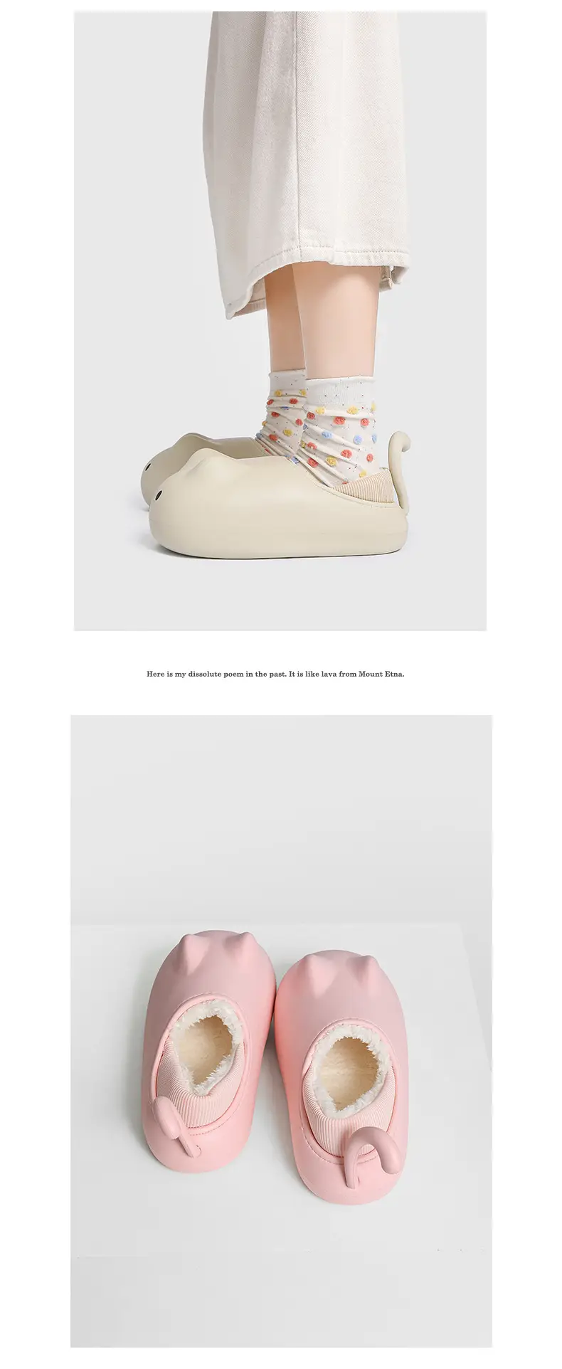 Personalized outdoor soft-soled cotton-padded shoes women's height increasing 2023 new fleece-lined thickened cotton slippers warm women's shoes — feature 8