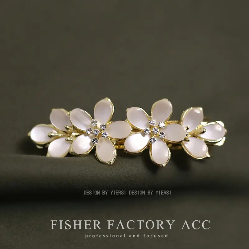 Korean Style Flower Clip for Hairpin & Bangs - Image 2