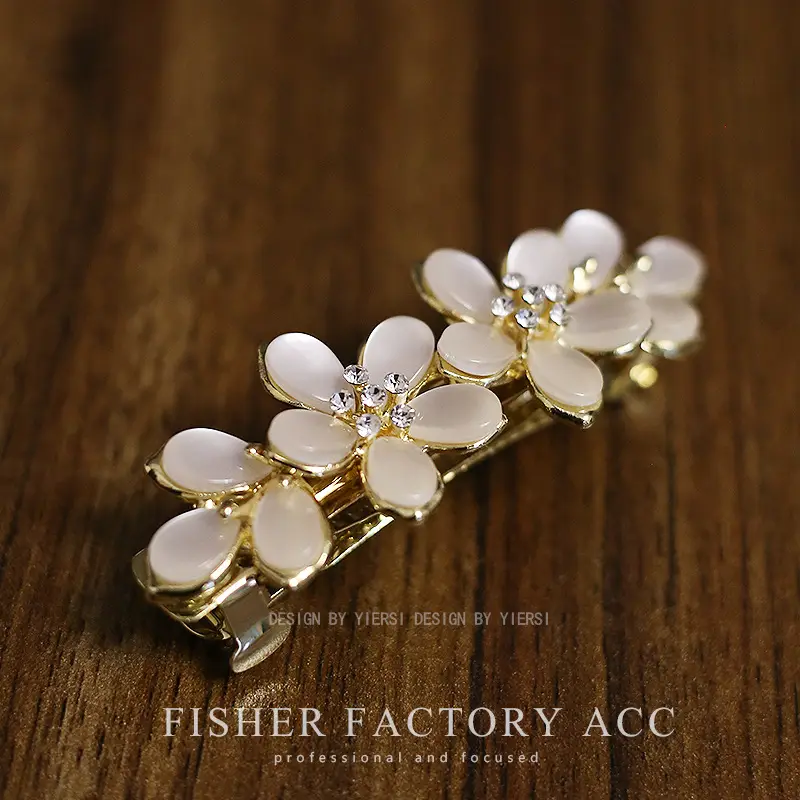 Korean Style Flower Clip for Hairpin & Bangs - Image 3