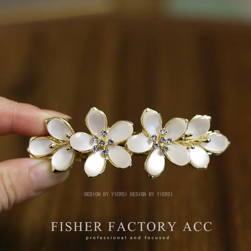 Korean Style Flower Clip for Hairpin & Bangs - Image 4