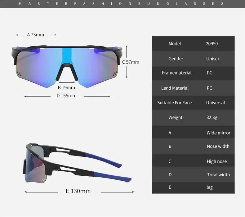 Men Women Windproof Anti-UV Cycling Sunglasses — feature 51