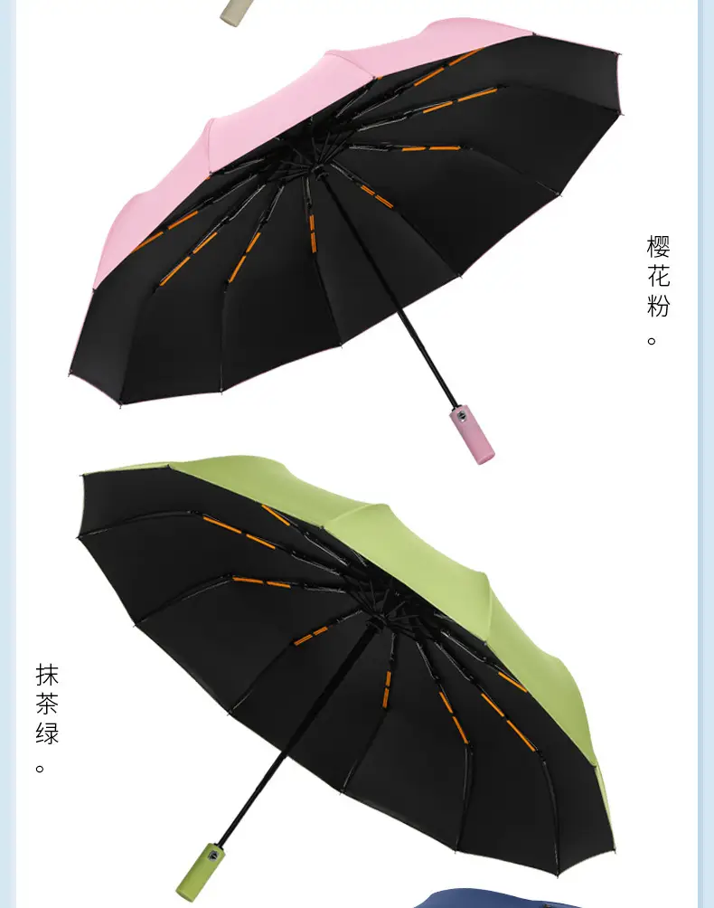 24 Bone Double Dragon Umbrella Sun Shade UV Protection — feature 21