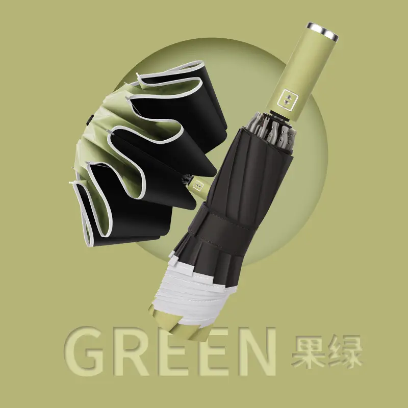 24 Bone Double Dragon Umbrella Sun Shade UV Protection - Image 9
