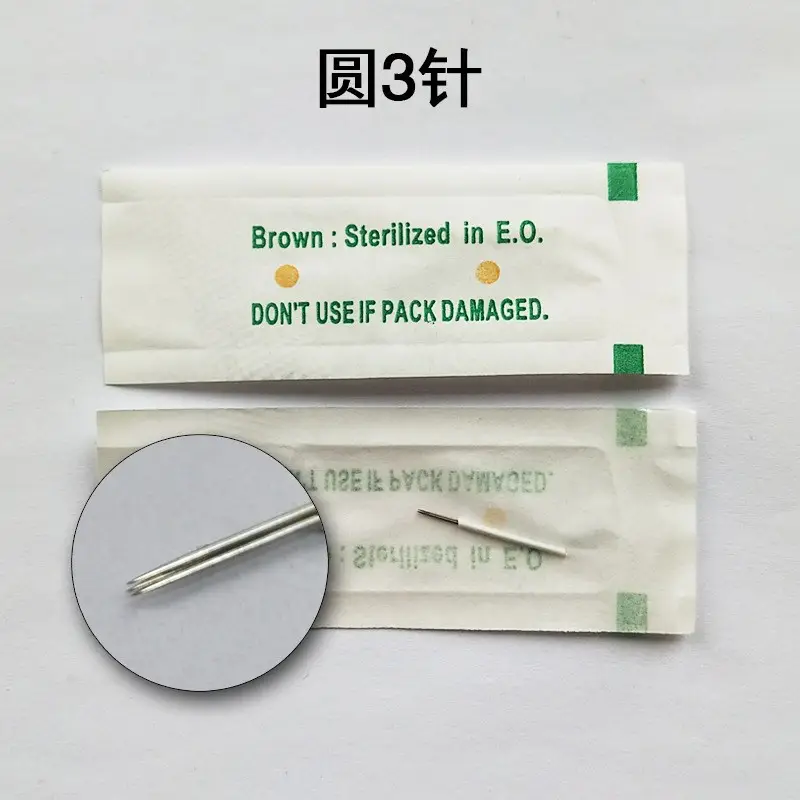Sterile Gamma Ray Tattoo Needle 21G Round - Image 5