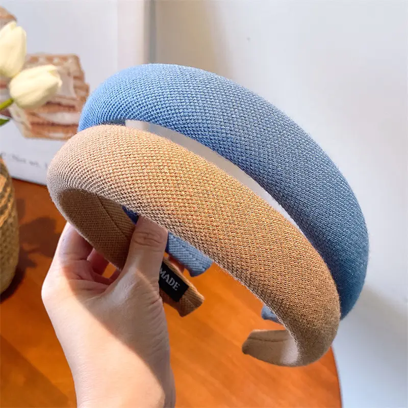 Autumn Winter Wool Plaid Hair Band for Women — feature 10