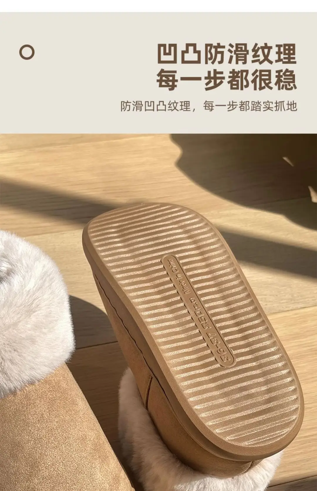 Qidan shoes factory cotton-padded shoes women's winter outer wear mid-top boots thick bottom bread shoes suede warm fleece-lined thick snow boots — feature 11