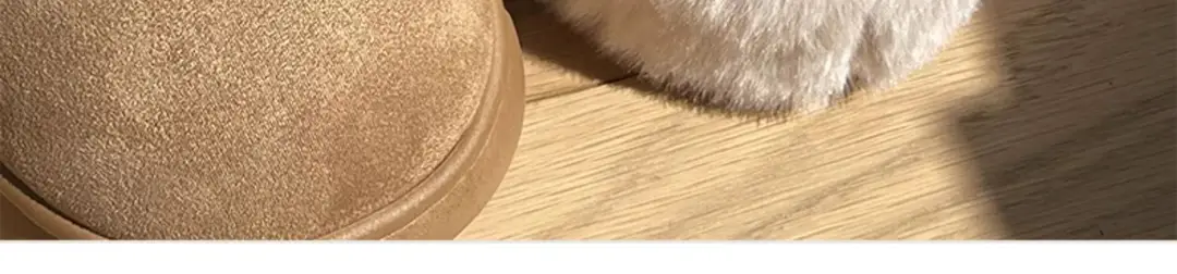 Qidan shoes factory cotton-padded shoes women's winter outer wear mid-top boots thick bottom bread shoes suede warm fleece-lined thick snow boots — feature 12