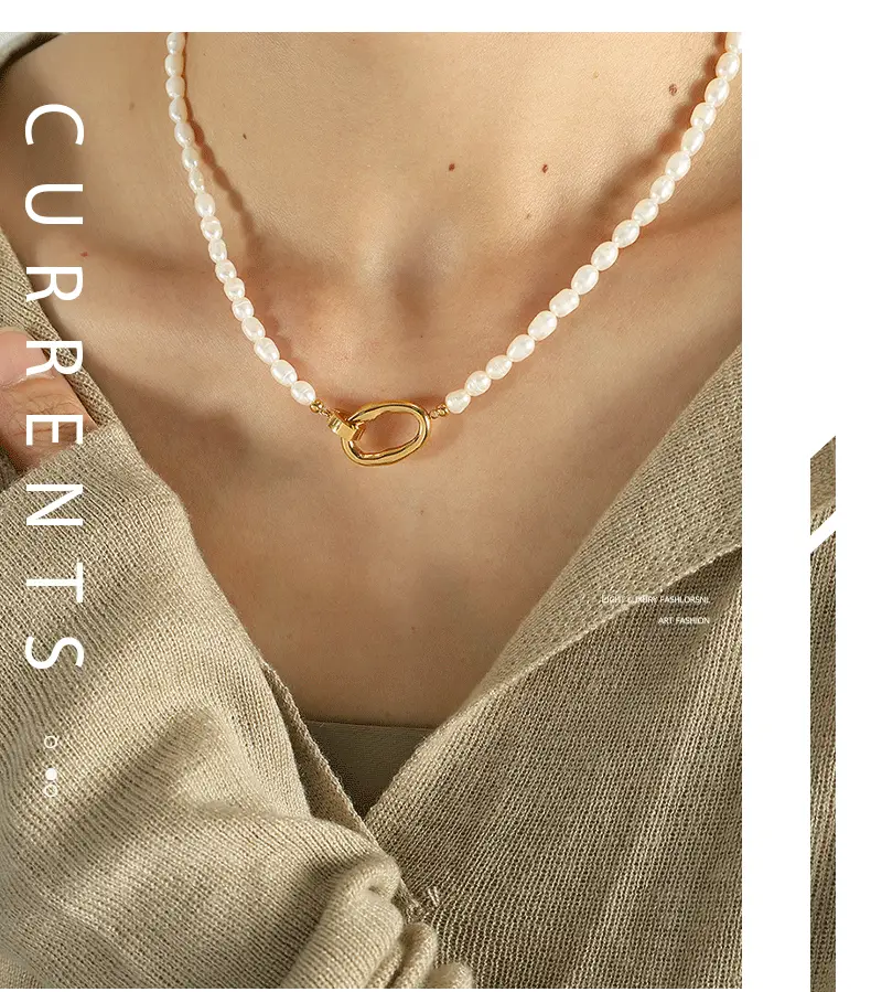 French Style Pearl Necklace Set for Women Elegant Cold Collar — feature 1