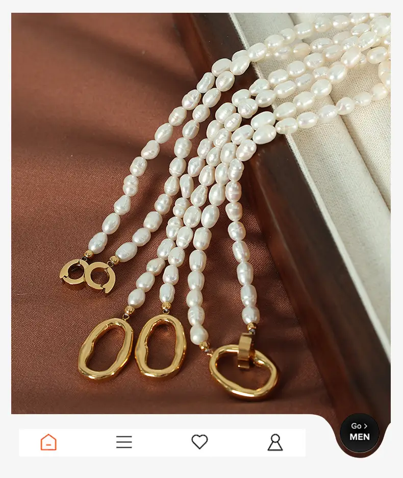 French Style Pearl Necklace Set for Women Elegant Cold Collar — feature 10
