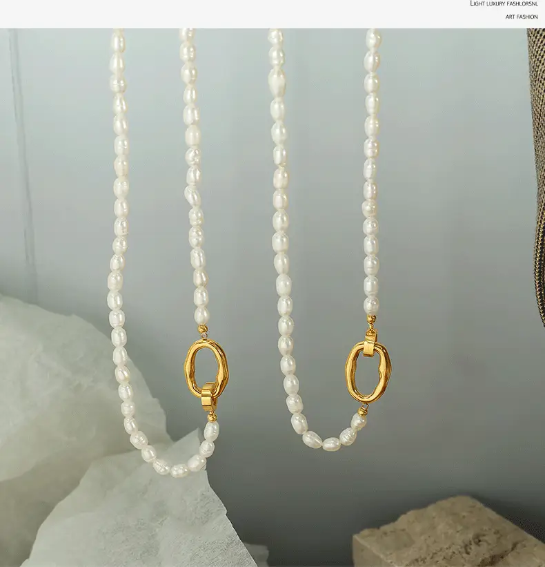 French Style Pearl Necklace Set for Women Elegant Cold Collar — feature 6