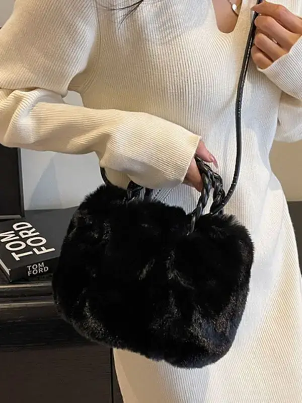 Plush Cloud Shoulder Bag for Women 2023
