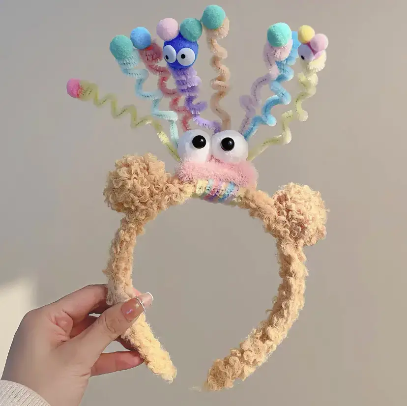 Twisted Cartoon Headband for Girls Party Birthday Hair Accessory — feature 5