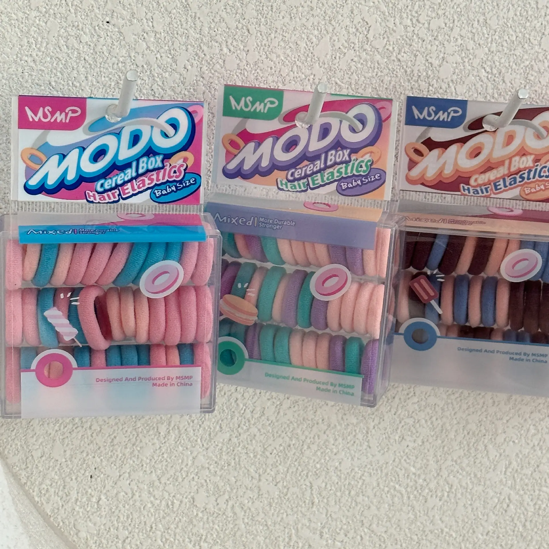 40 Pack of Colorful Rubber Hair Ties for Girls — feature 6