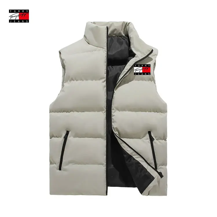 Men's Crossbody Vest Winter Warm Sleeveless Collar - Image 15