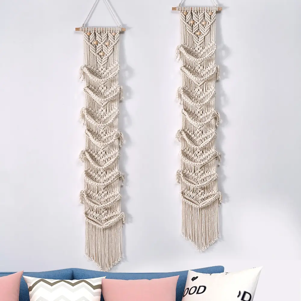 Nordic Woven Hat Rack Bohemian Decorative Cap Hanger - Image 2