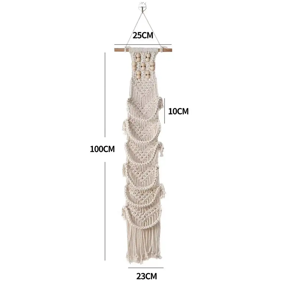 Nordic Woven Hat Rack Bohemian Decorative Cap Hanger - Image 3