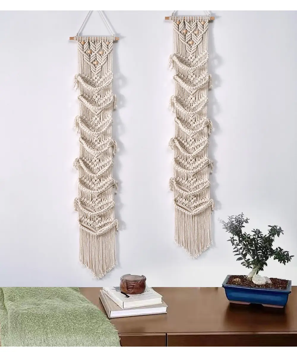 Nordic Woven Hat Rack Bohemian Decorative Cap Hanger — feature 3