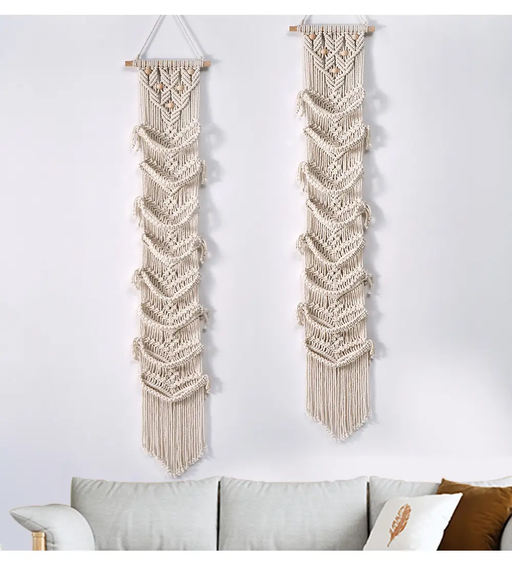 Nordic Woven Hat Rack Bohemian Decorative Cap Hanger — feature 6