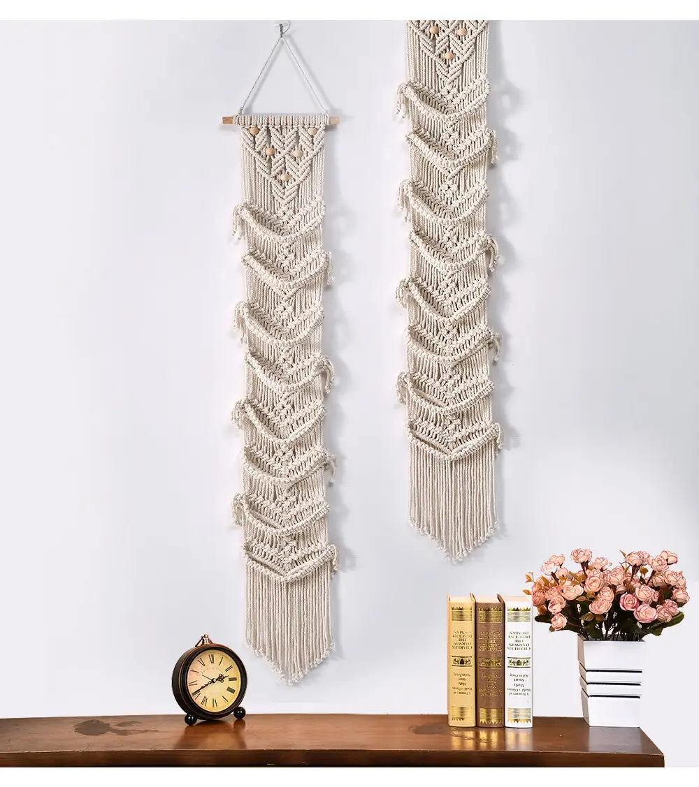 Nordic Woven Hat Rack Bohemian Decorative Cap Hanger — feature 7