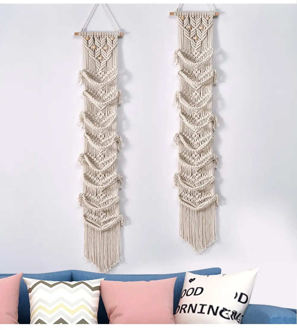 Nordic Woven Hat Rack Bohemian Decorative Cap Hanger — feature 9
