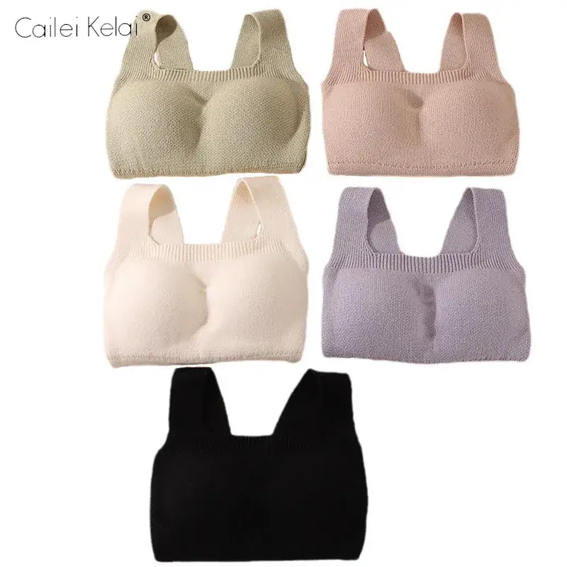 Women's Wool Fleece Thermal Vest with Chest Pad - Image 10