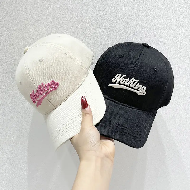Pink Korean Style Women's Baseball Cap - Image 7