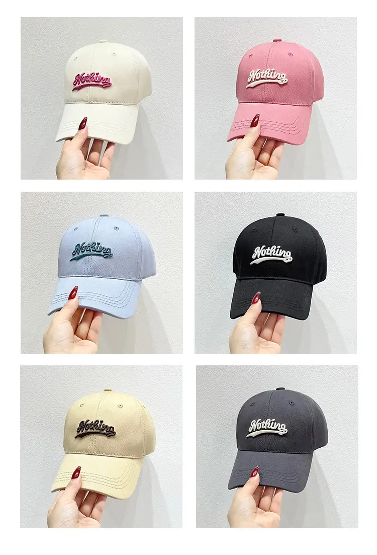 Pink Korean Style Women's Baseball Cap — feature 11