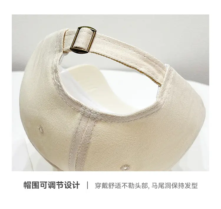 Pink Korean Style Women's Baseball Cap — feature 4