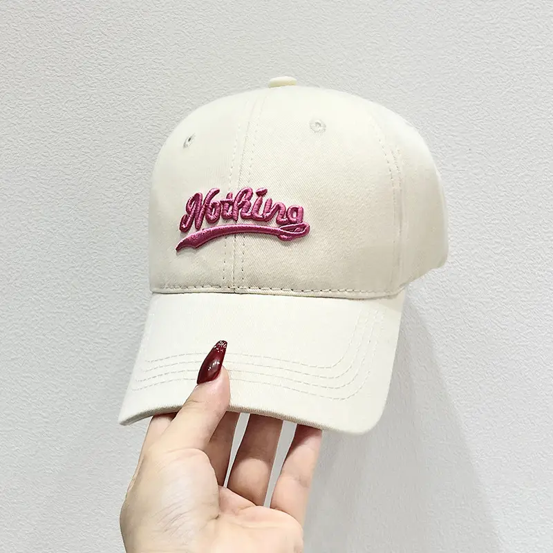 Pink Korean Style Women's Baseball Cap - Image 2