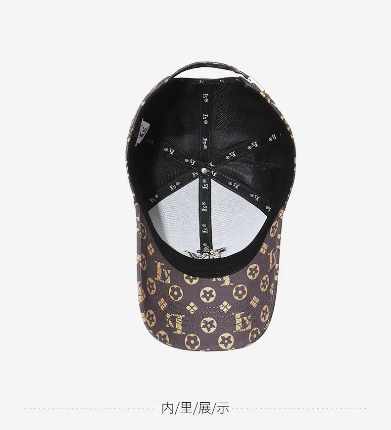 Men's Beige Graphic Cap with Socks Pattern — feature 13
