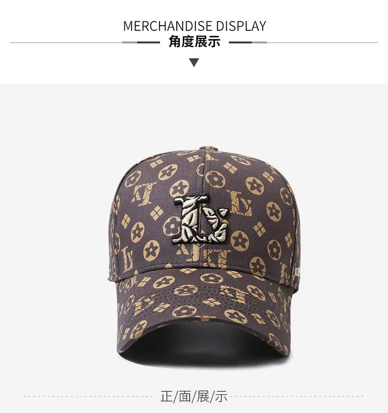 Men's Beige Graphic Cap with Socks Pattern — feature 8
