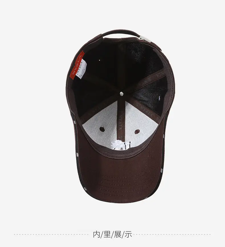Men's Black Embroidered Ny&La Baseball Cap — feature 14