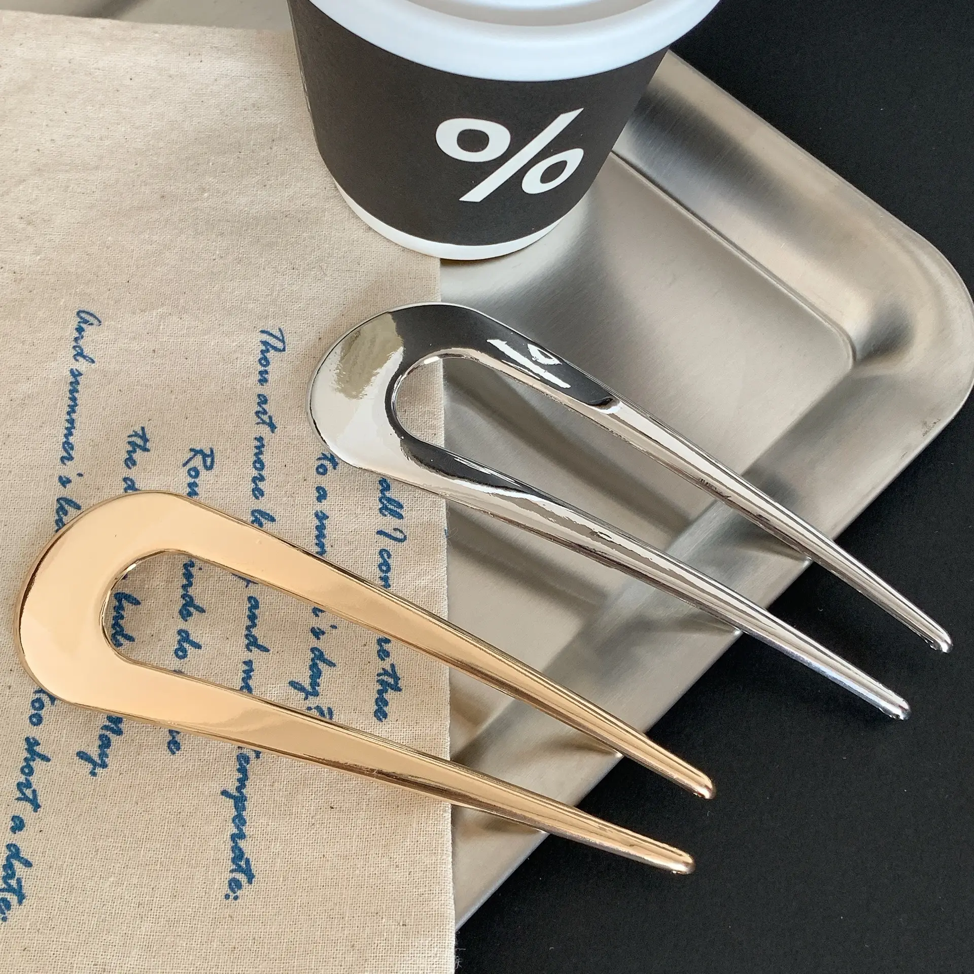 Japanese Korean Hairpin U-Shaped Hair Fork — feature 13