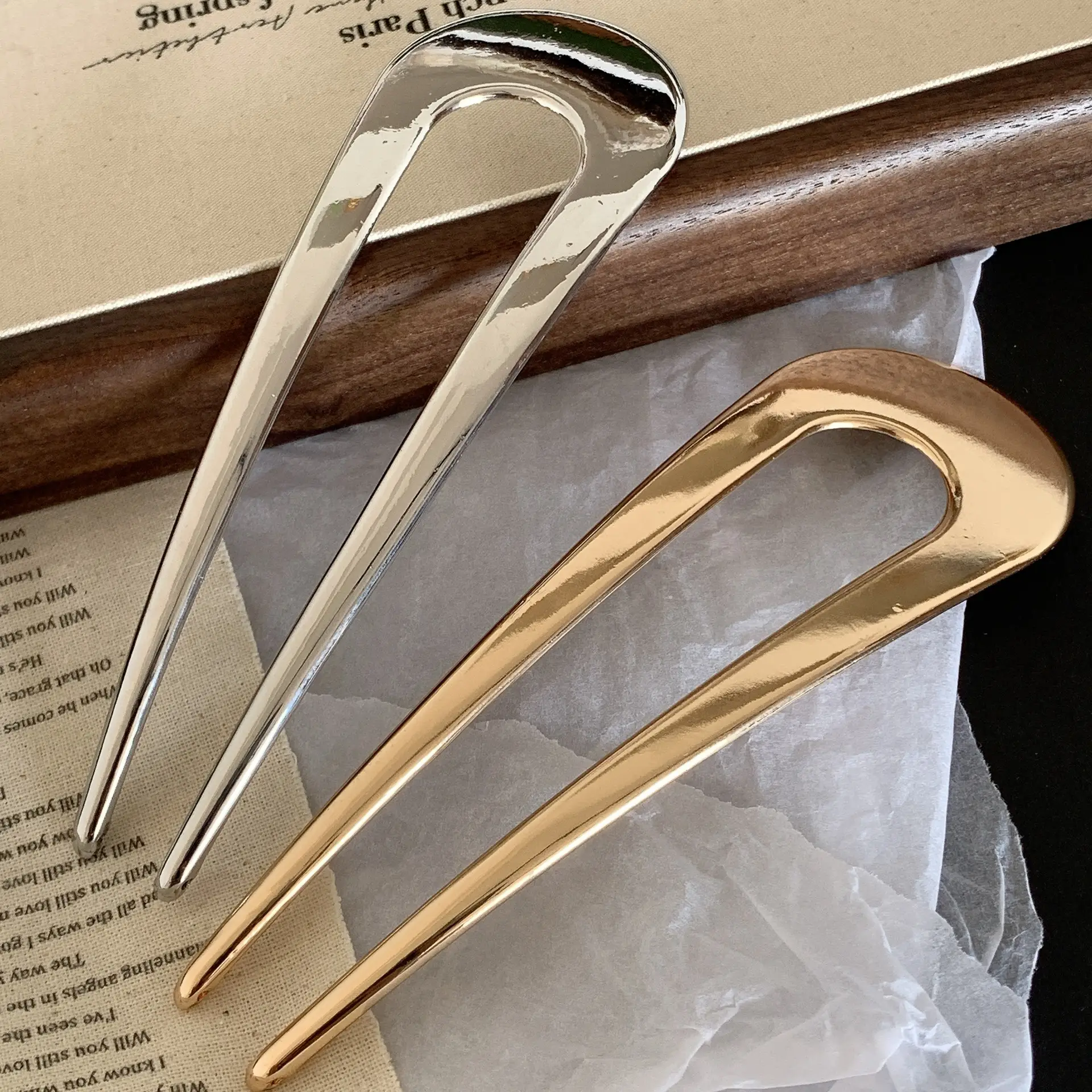 Japanese Korean Hairpin U-Shaped Hair Fork — feature 15
