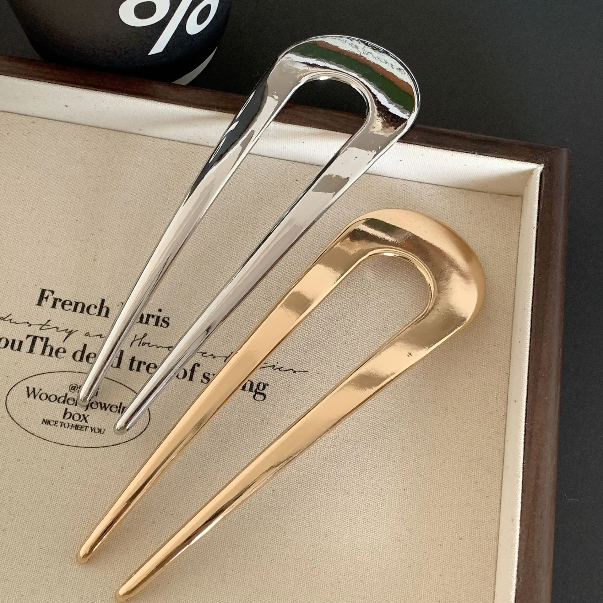Japanese Korean Hairpin U-Shaped Hair Fork — feature 16