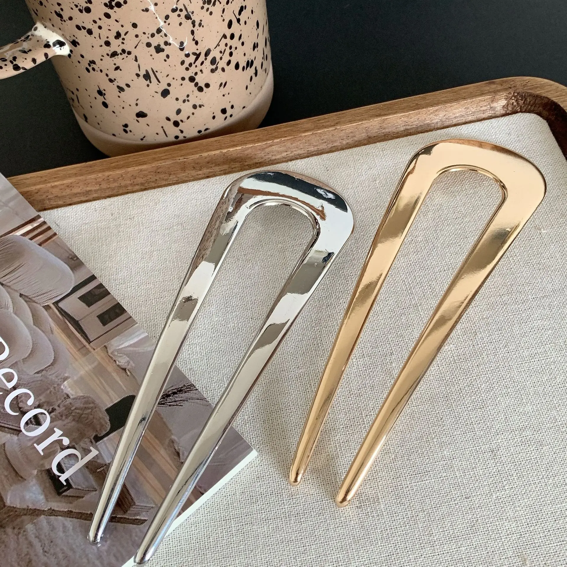 Japanese Korean Hairpin U-Shaped Hair Fork — feature 17