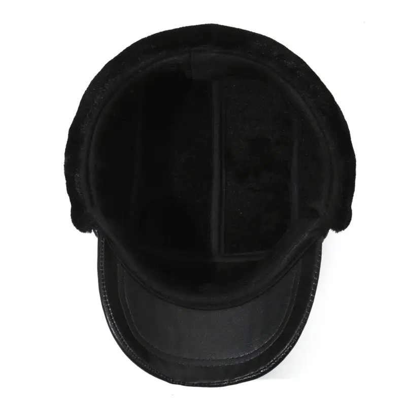 Black Fleece Winter Cap for Men Women Clothing accessories - Image 5