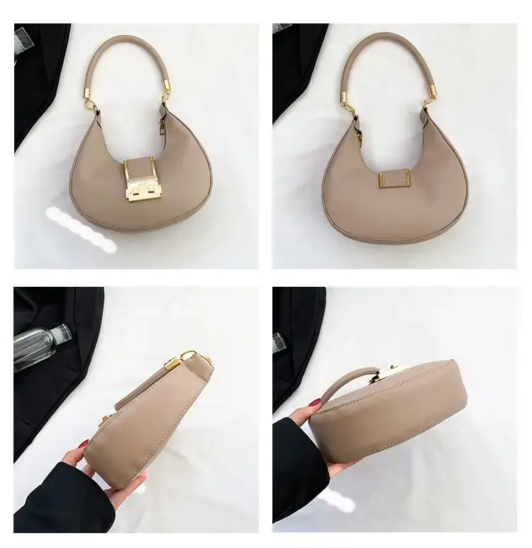 Black High-End Lock Armpit Bag for Women — feature 10